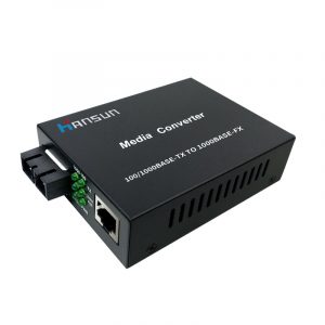 10/100/1000M Dual-fiber media converter