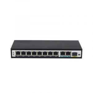 8 Ports 10/100/1000Mbps PoE Switch with 2 Gigabit RJ45 and 1Gigabit SFP HX308GP-2G1SFP