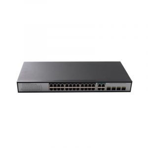 24-Port 10/100/1000Mbps PoE Switch with 4 1000M Combo Uplink