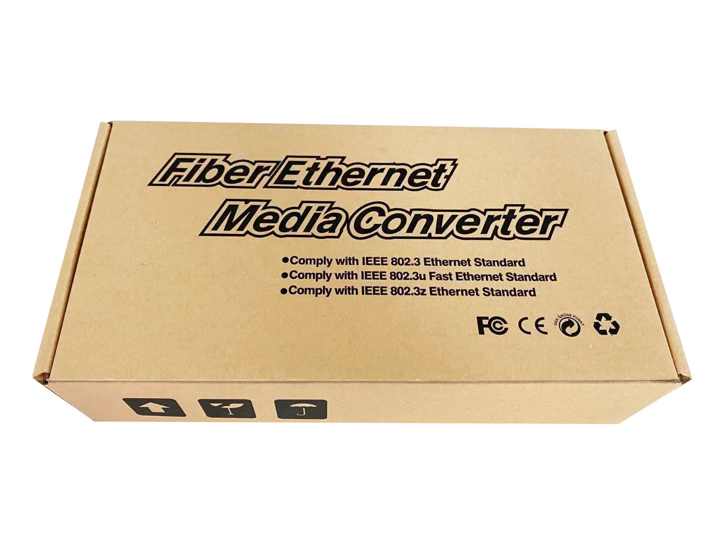 4RJ45 10/100/1000M Single-fiber media converter - Media Converters - 4