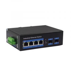 4-port 10/100/1000BASE-TX+2-port 1000Base-FX Industrial Ethernet Switch