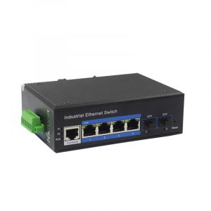 4-port 10/100/1000BASE-TX+2G SFP Managed Industrial Switch