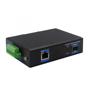 10/100Base-TX (PoE) to 100Base-FX Industrial Media Converter