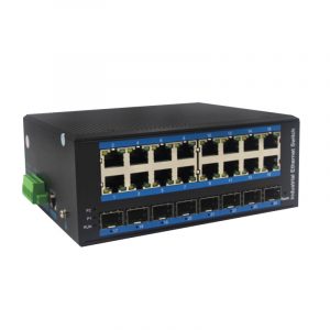16-port 10/100/1000BASE-TX+8G SFP Managed Industrial Switch