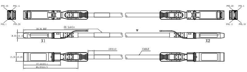 25G SFP28 DIRECT ATTACH CABLE - DAC (Direct Attach Cable) - 2