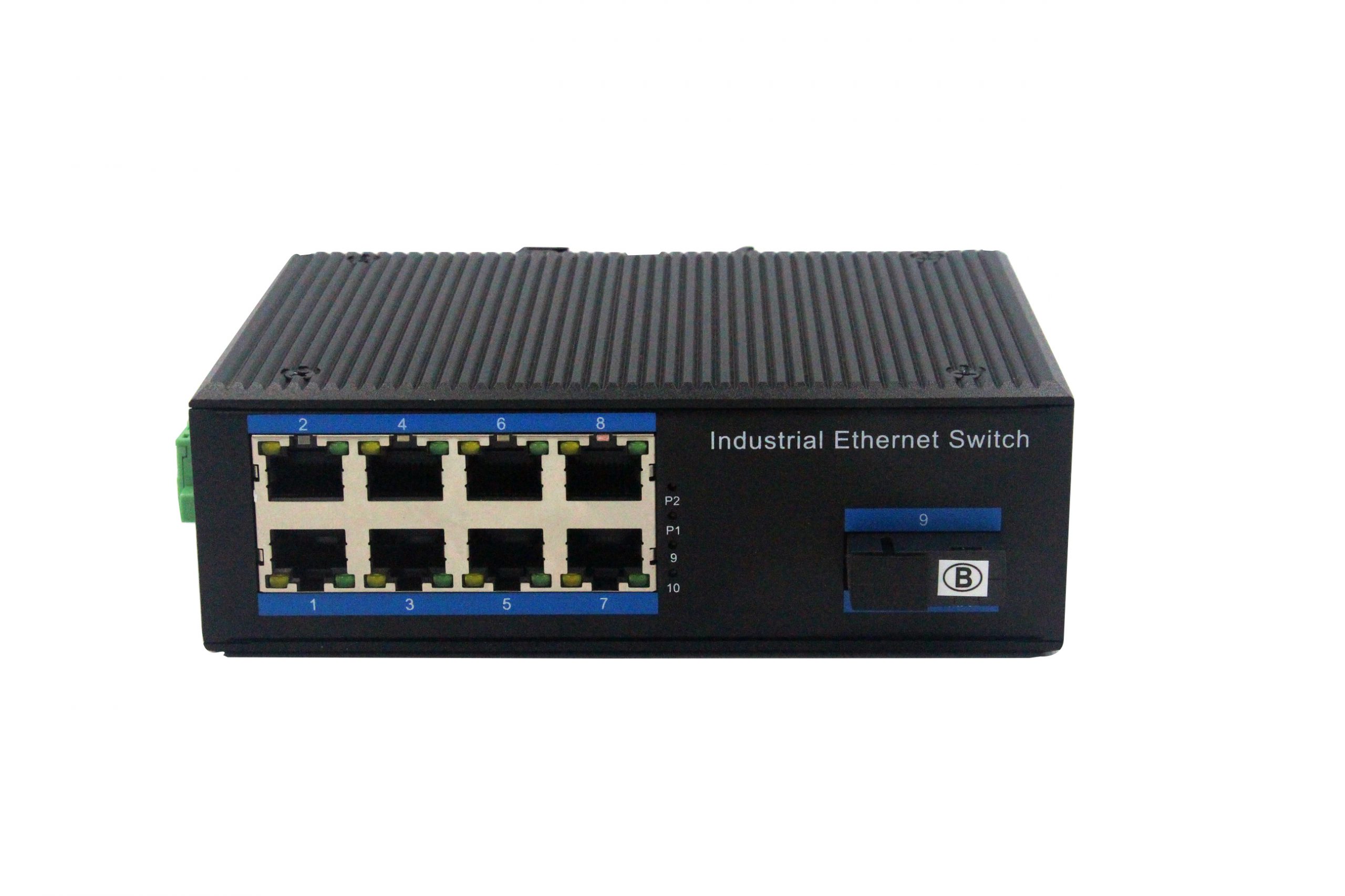 8-port 10/100/1000BASE-TX+1000Base-FX Industrial Ethernet Switch ...