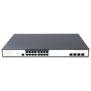 16-Port 2.5GBase-T Web Smart PoE+ Switch with 4x10G SFP+ Slots HX31625GPM-4SFP+