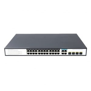 24-Port 2.5GBase-T Web Smart PoE+ Switch with 4 x10G SFP+ Slots HX32425GPM-4SFP+