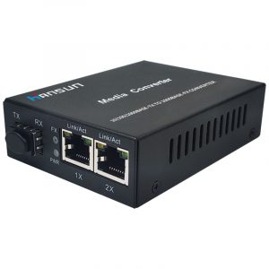 2RJ45 1SFP 10/100/1000M Media Converter