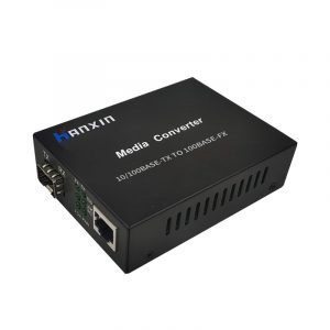 1 sfp 10/100M dual fiber media converter